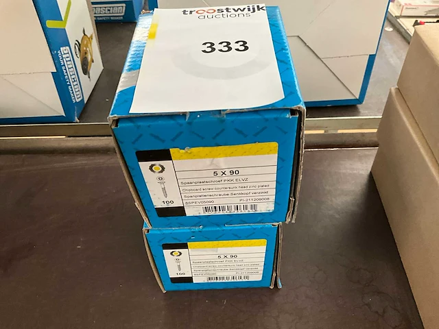 Spaaderplaatschoeven,5x90.200 stuks (2x) - afbeelding 1 van  2