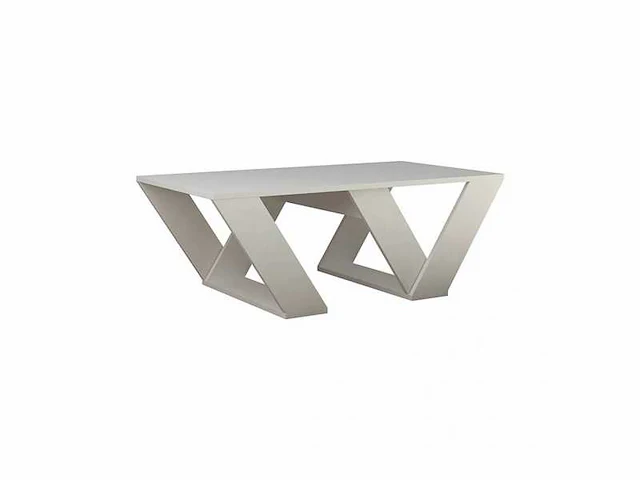 Spaanplaat salontafel wit - b110 x h40 x d60 cm - afbeelding 3 van  4