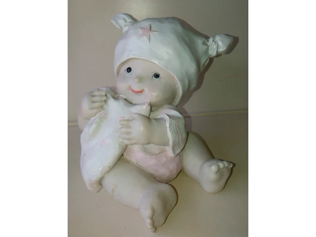 Spaarpot baby met doekje - afbeelding 1 van  11