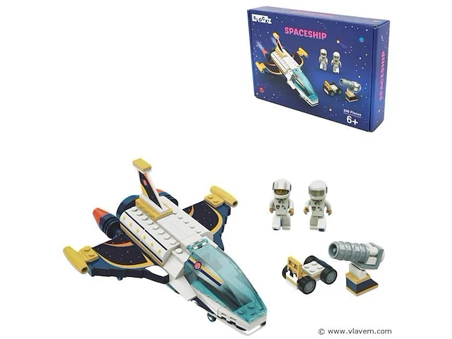 Spaceship bouwset 208-delig - afbeelding 1 van  1