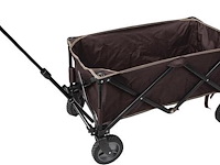 Spader - bolderkar - opvouwbaar - massieve banden - tot 100kg. - met rem - afbeelding 1 van  1