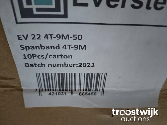 Spanbanden 4 ton 9 meter - afbeelding 4 van  5