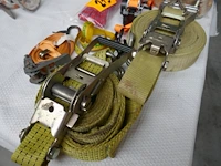 Spanbanden en ratels - 5 stuks + hefriem - afbeelding 3 van  3