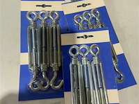 Spanner met haak en oog 5x3 stuks - afbeelding 3 van  3