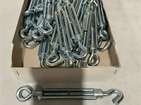 Spanner met oog en haak 175 mm 25 stuks - afbeelding 1 van  3