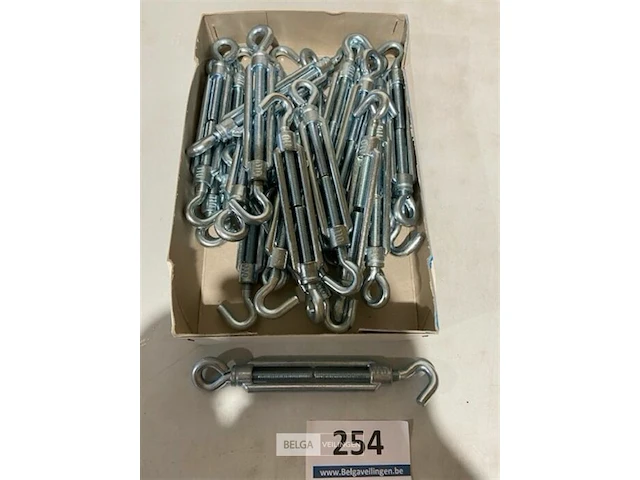 Spanner met oog en haak 175 mm 25 stuks - afbeelding 3 van  3