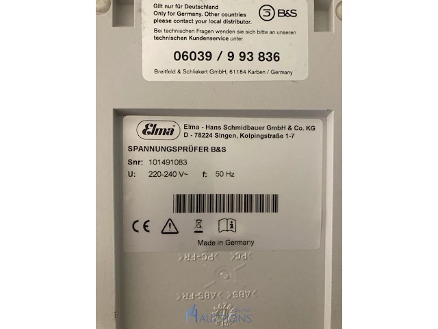 Spanningsmeter bns - afbeelding 3 van  3