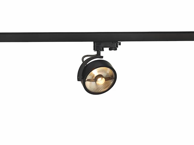 Spanningsrail 400 cm met 10 spots es111 zwart - afbeelding 7 van  7