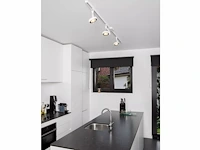 Spanningsrail 400 cm met 8 spots es111 wit - afbeelding 5 van  7