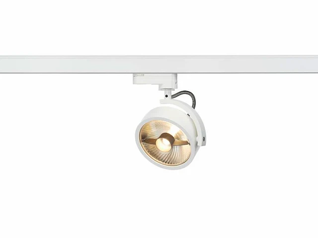 Spanningsrail 400 cm met 8 spots es111 wit - afbeelding 7 van  7