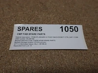 Spare parts for cmp cybeq 8000 fab spare parts - afbeelding 2 van  3