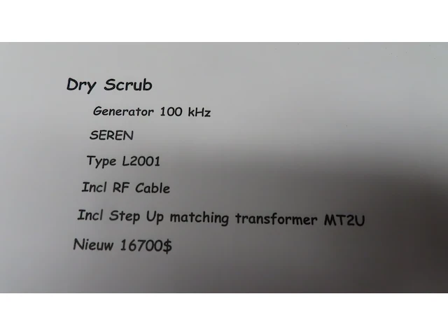 Spare parts for dry scrub - afbeelding 8 van  15