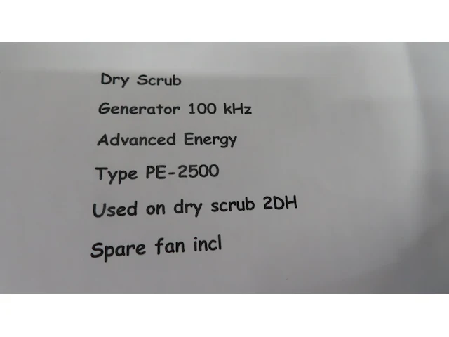 Spare parts for dry scrub - afbeelding 2 van  5