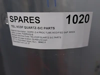 Spare parts for furnace tel vdf-615s - tel ngc-m3. ver1.02.0001 quartz-sic parts - afbeelding 2 van  3
