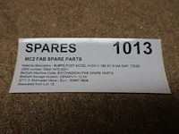 Spare parts for implant axcelis 6200av fab spare parts - afbeelding 2 van  5