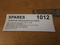 Spare parts for quartz-sic parts quartz-sic parts - afbeelding 2 van  3