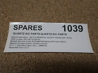 Spare parts for quartz-sic parts quartz-sic parts - afbeelding 2 van  4
