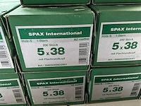 Spax schroef 200 stuks 5 x 38 (18x) - afbeelding 2 van  3