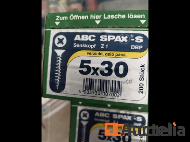 Spax schroeven 5x30: 200 schroeven: 2 dozen - afbeelding 1 van  3