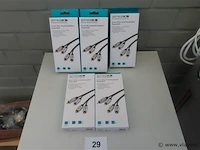 Speaka professional, cinch-stekker, 5 stuks (r/l) - afbeelding 1 van  3