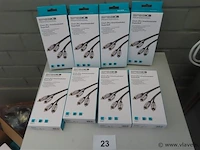 Speaka professional, cinch-stekker, 8 stuks (r/l) - afbeelding 1 van  4