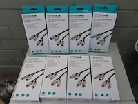 Speaka professional, cinch-stekker, 8 stuks (r/l) - afbeelding 2 van  4