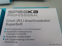 Speaka professional, cinch-stekker, 8 stuks (r/l) - afbeelding 4 van  4