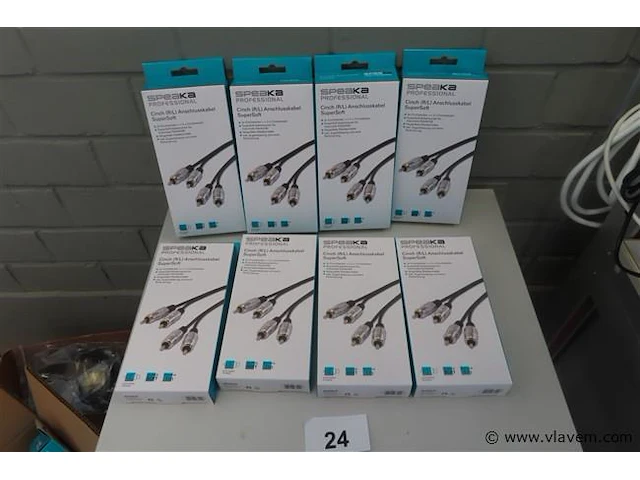 Speaka professional, cinch-stekker, 8 stuks (r/l) - afbeelding 4 van  4