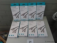 Speaka professional, cinch-stekker, 8 stuks (r/l) - afbeelding 4 van  4