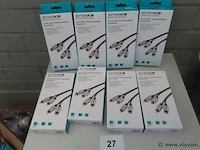 Speaka professional, cinch-stekker, 8 stuks (r/l) - afbeelding 4 van  4