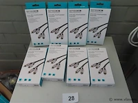 Speaka professional, cinch-stekker, 8 stuks (r/l) - afbeelding 4 van  4