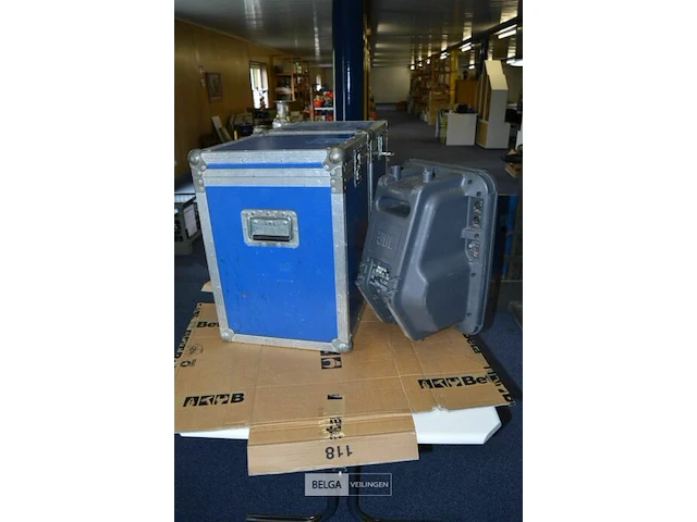 Speakers in flightcase jbl eon power10 2 st - afbeelding 3 van  6