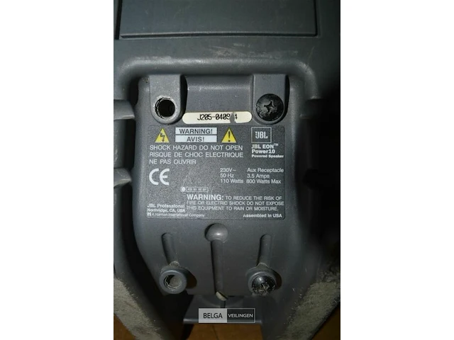 Speakers in flightcase jbl eon power10 2 st - afbeelding 5 van  6