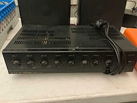 Speakers, versterker, walkie talkie, cd-speler en lichtspots - afbeelding 2 van  7