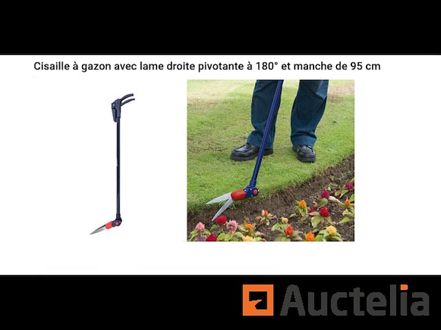 Spear&jackson gazonschaar met recht 180° zwenkbaar mes en 95 cm handvat - afbeelding 1 van  1