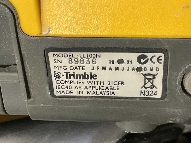 Spectra precision ll100 n horizontale bouwlaser - afbeelding 3 van  4