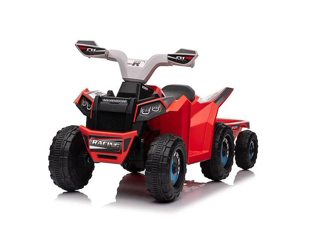 Speed racing elektrische kinderquad 6v - rood - afbeelding 1 van  11