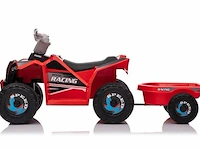 Speed racing elektrische kinderquad 6v - rood - afbeelding 6 van  11