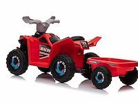 Speed racing elektrische kinderquad 6v - rood - afbeelding 7 van  11