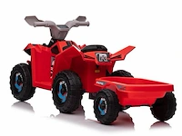 Speed racing elektrische kinderquad 6v - rood - afbeelding 8 van  11