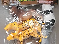 Speelgoed dieren happy animal world - 2 stuks - afbeelding 1 van  5