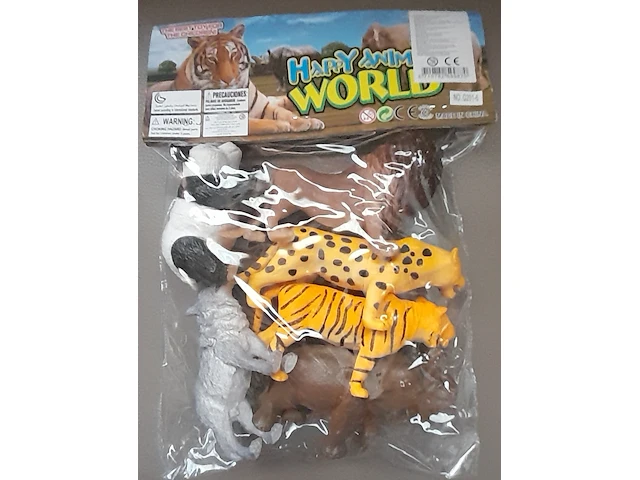 Speelgoed dieren happy animal world - 2 stuks - afbeelding 3 van  5