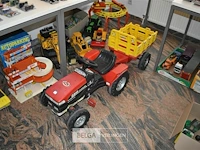 Speelgoed tractor falk fiatagri met aanhanger