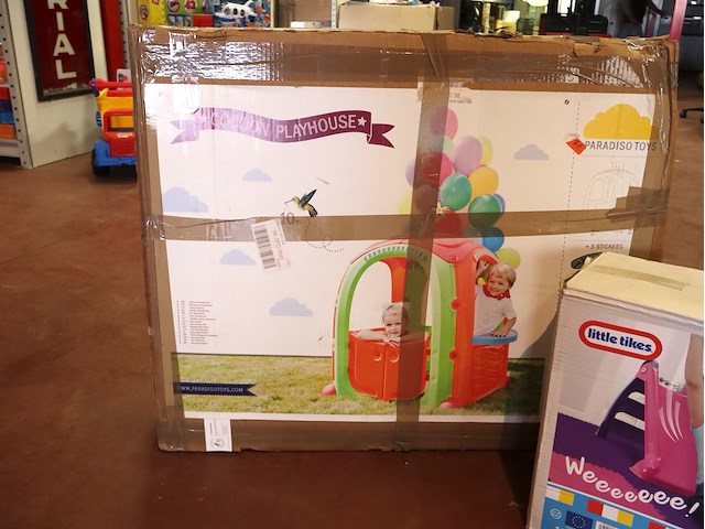 Speelhuisje en glijbaan - afbeelding 3 van  4