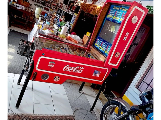 Speelkast bingo super seven coca-cola style (marge) - afbeelding 1 van  1