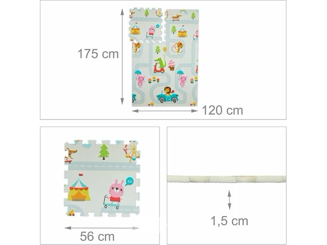 Speelmat puzzel - afbeelding 8 van  9