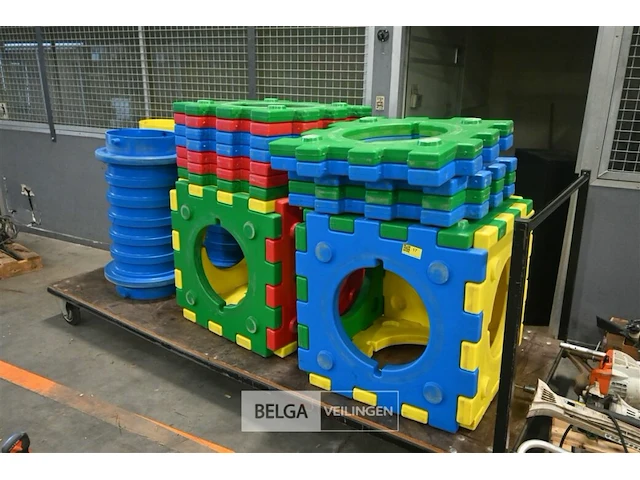 Speeltoestel kids met 3 tunnels - afbeelding 1 van  7