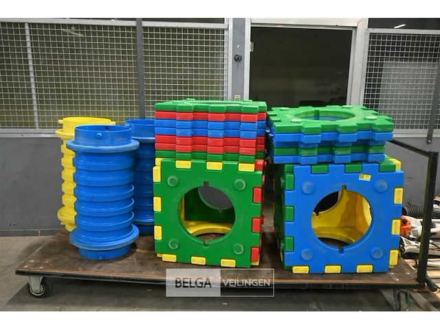 Speeltoestel kids met 3 tunnels - afbeelding 2 van  7