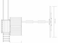 Speeltoren met aanbouw schommel - afbeelding 5 van  5