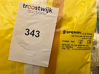 Sperian. spacel plus 3000 ra ebj. 3&5. polythleenfolie wegwerpoverall (4x) - afbeelding 2 van  2